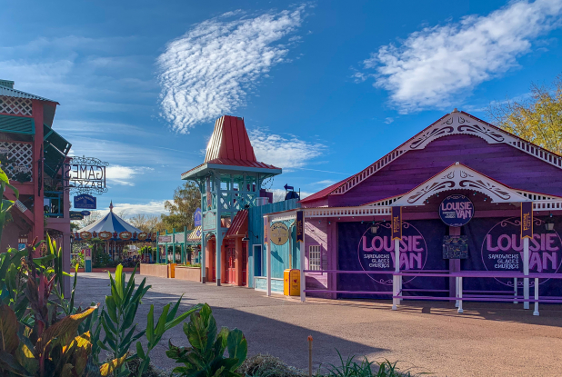 Walibi Rhône-Alpes - ambiance Louisiane