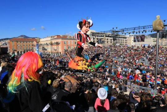 Le roi du Carnaval de Nice en 2015