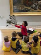 Atelier enfant au louvre : Poils et plumes