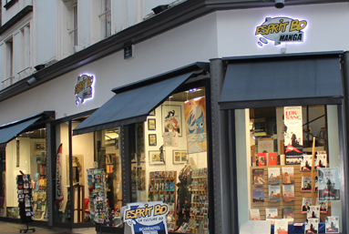 Librairie Esprit BD Manga - devanture