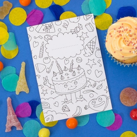 Invitation à colorier