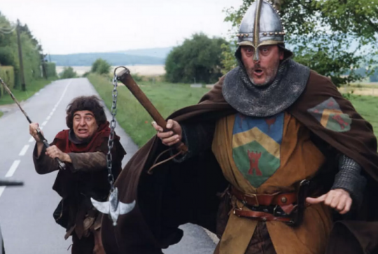 Les Visiteurs : Christian Clavier et Jean Reno