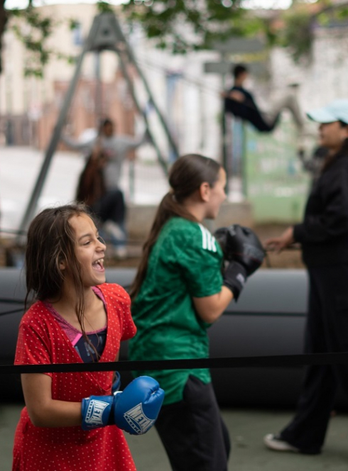 Roubaix à l'heure des JO : Des jeunes font de la boxe féminine