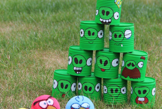 Chamboule-tout Angry Birds