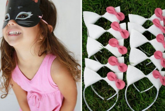 Masque et oreilles de chats