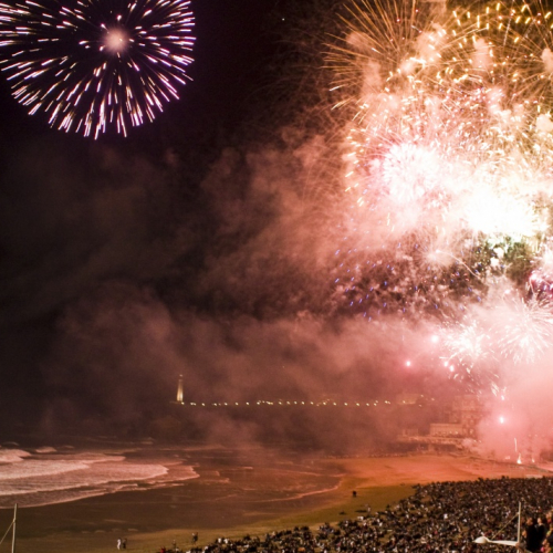 Feu d'artifice du 14 juillet 2019 à Biarritz par Emmy Martens
