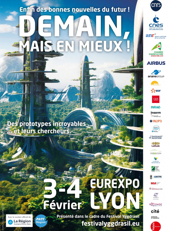 Affiche de l'expo "Demain mais en mieux !" 2024