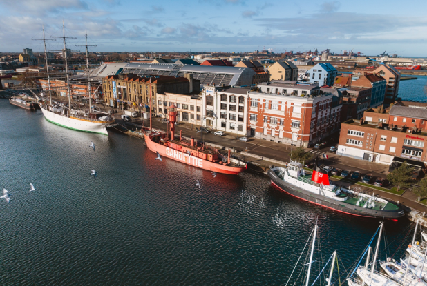 Musée Portuaire Dunkerque : Extérieur