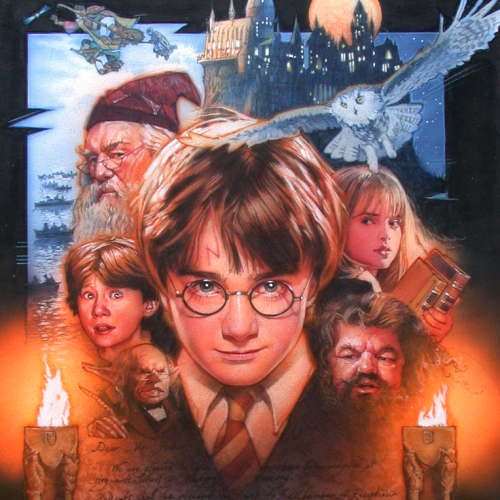 Expo Magnifier la Pop Culture - L'Art de Drew Struzan - Affiche Harry Potter 1