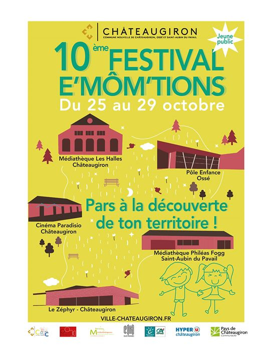 Affiche Festival E'Môm'Tions 2017