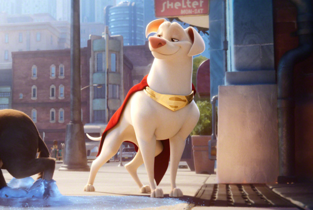 Krypto Super-Chien : sourire