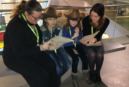 Parcours Jeu La Nuit au Musée à Rennes, cowgirls