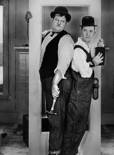 Laurel et Hardy Constructeurs