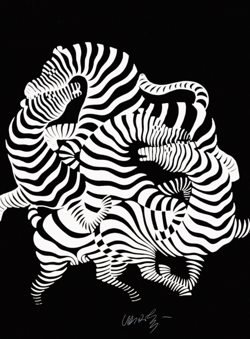 Les Zèbres de V. Vasarely