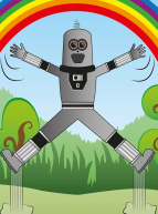 Affiche "Un Robot pas comme les autres" - Ezan