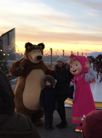 Masha et Michka sur le Toit de la Grande Arche 2018