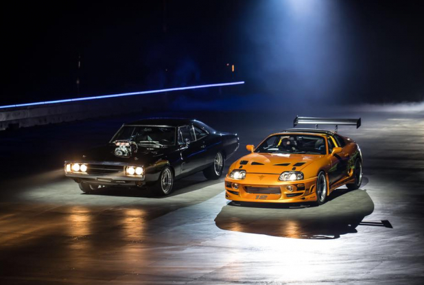 Fast & furious live : voitures jaune et noir