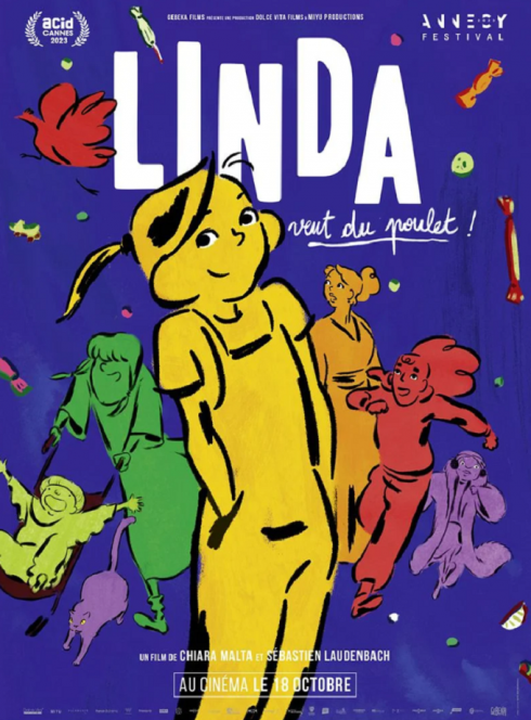 Linda veut du poulet ! : affiche