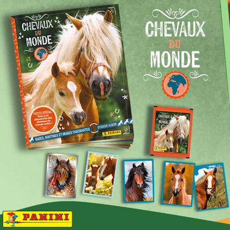 Gagnez un album et des stickers PANINI "Chevaux du Monde"