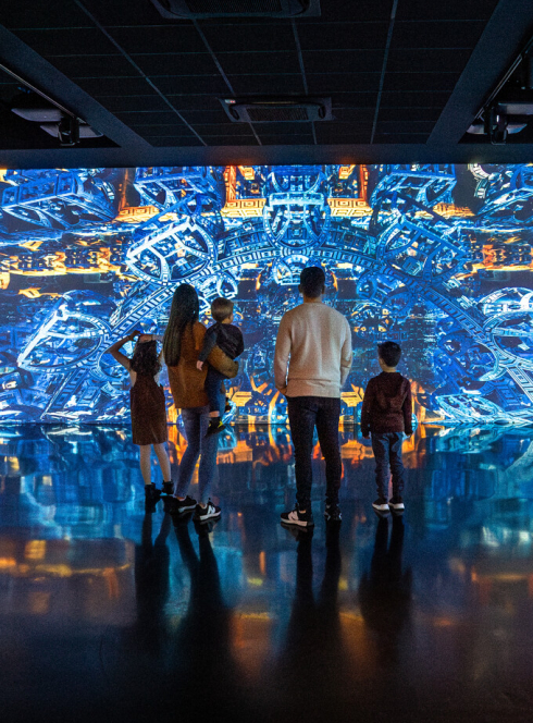 L'Atelier des Lumières en famille
