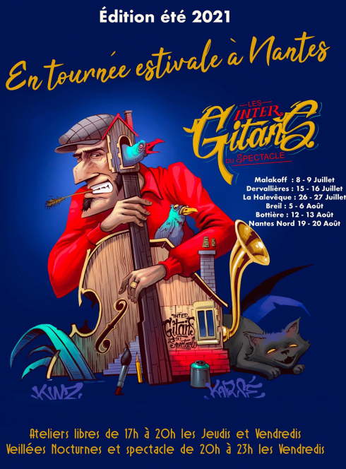 Les Intergitans du Spectacle : affiche 2021
