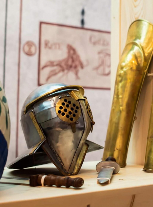 Expo Gladiateurs, descendez dans l'arène au Chronographe : casque