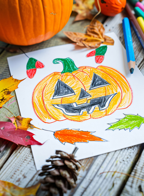 Modèles de coloriages pour Halloween à imprimer