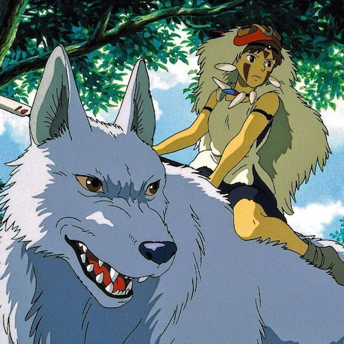 Princesse Mononoké : sur le loup