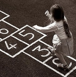 Marelle cour de récré