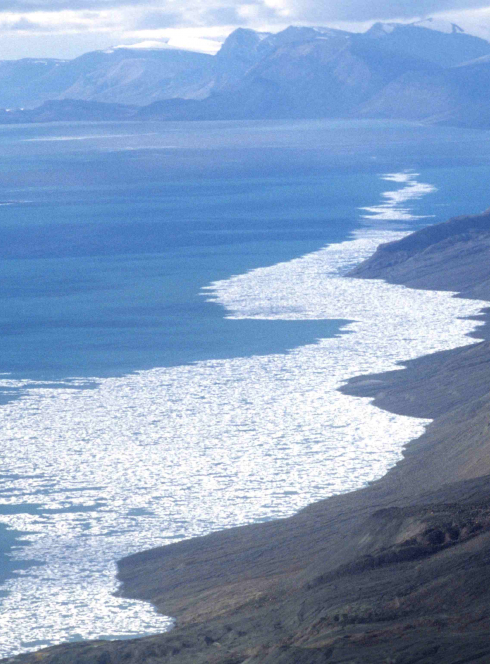 Photo changement climatique en Laponie