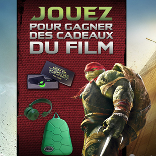 Gagnez des cadeaux du film "Ninja Turtles"