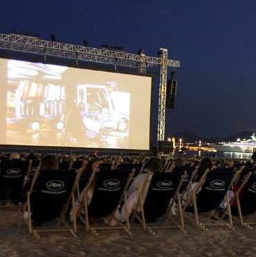 Cinéma en plein air Cannes