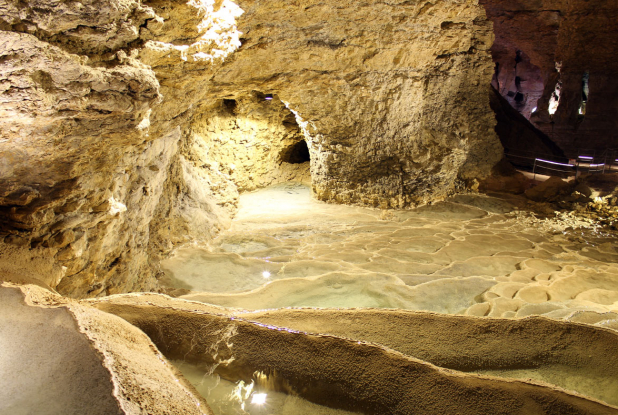 Grottes de La Balme : Petits bassins