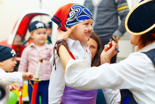 Anniversaire pirate - Maquillage