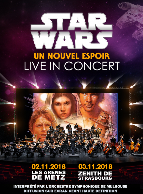 Affiche "Star Wars, un nouvel espoir"