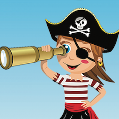 La pirate écologique : affiche du spectacle enfants