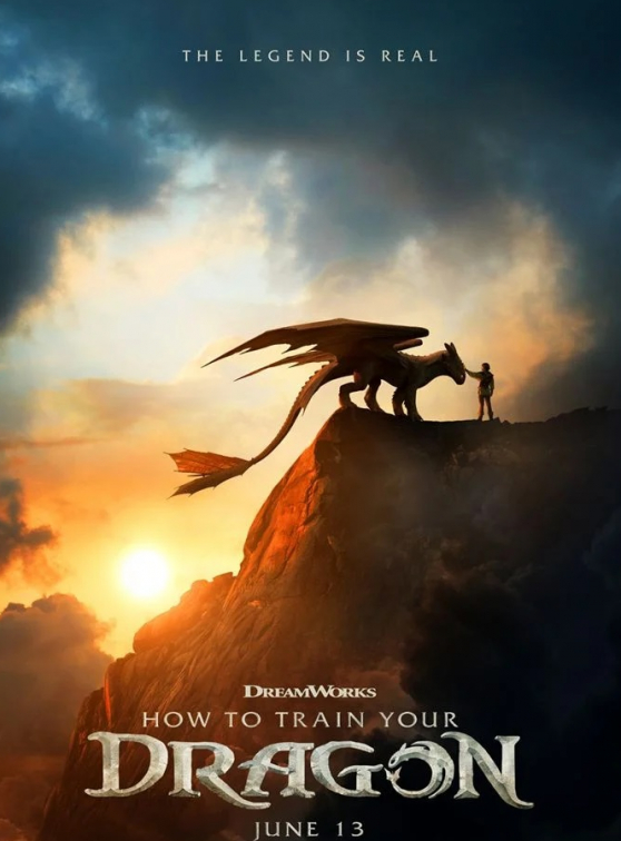Dragons live-action : affiche teaser