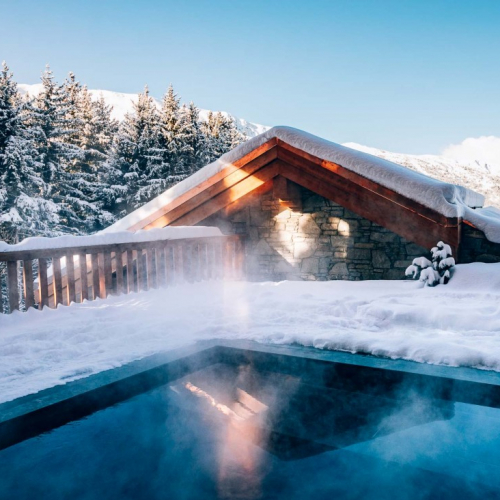 Spa en plein air - Hôtel Le Coucou à Méribel