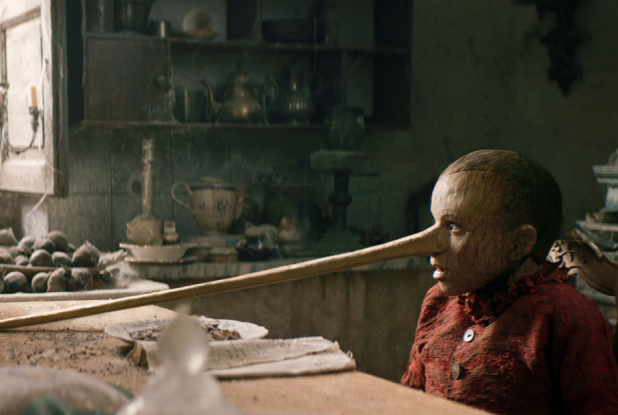 Pinocchio le film : nez qui s'allonge
