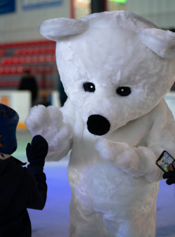 Patinoire de Colmar : ours en peluche