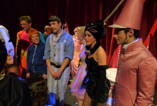 Les comédiens du Soldat Rose