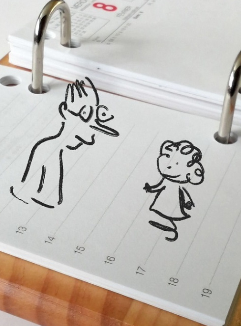 Stages vacances à la Cinémathèque : Dessin sur un calpin