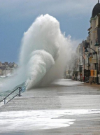 Grandes marées à Saint-Malo