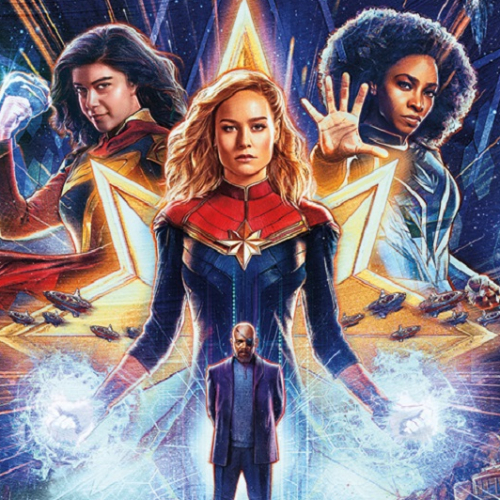 The Marvels : affiche vintage