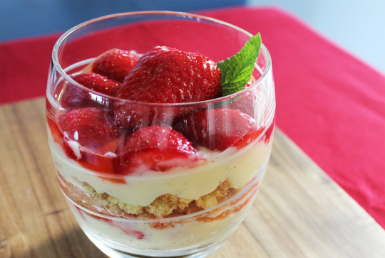 Tarte aux fraises revisitée