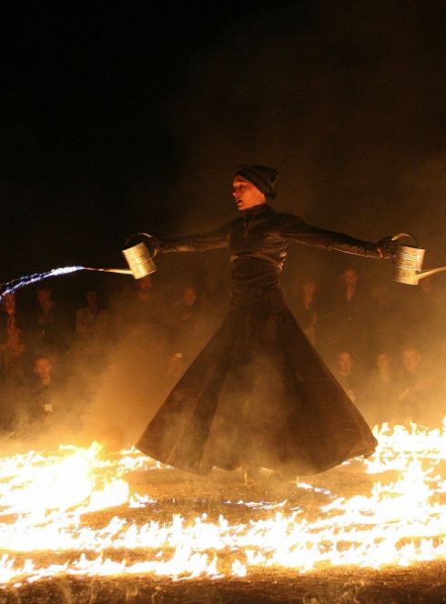 Solstice neige de feu Vitrolles