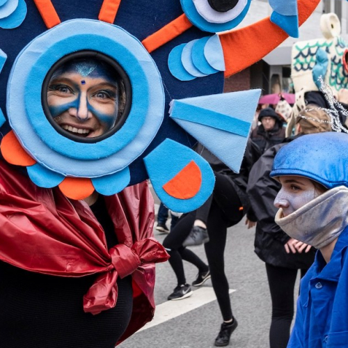 Carnaval des deux rives : déguisement poisson