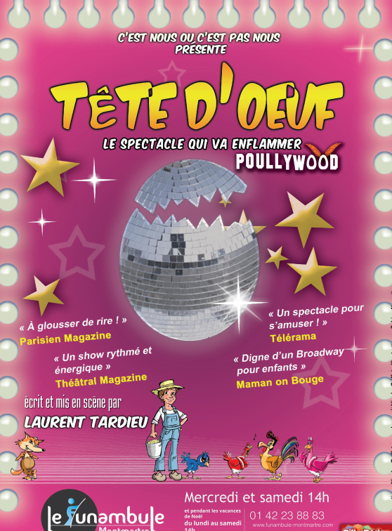 Nouvelles dates pour Tête d'Oeuf à Paris