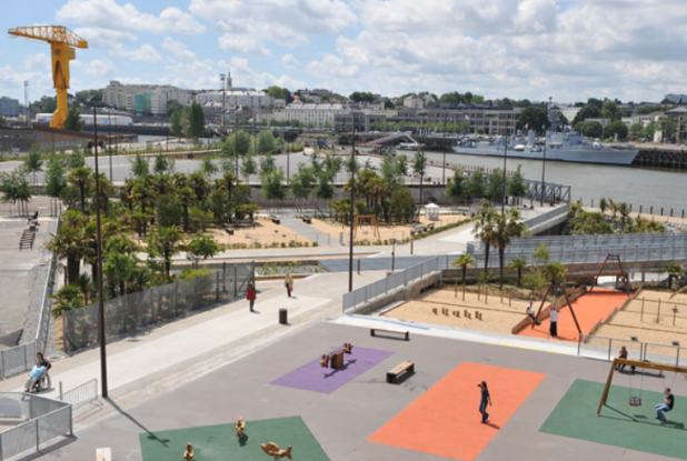 Parc des Chantiers Nantes : jeux enfants