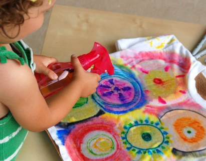 Customiser un t-shirt activité science